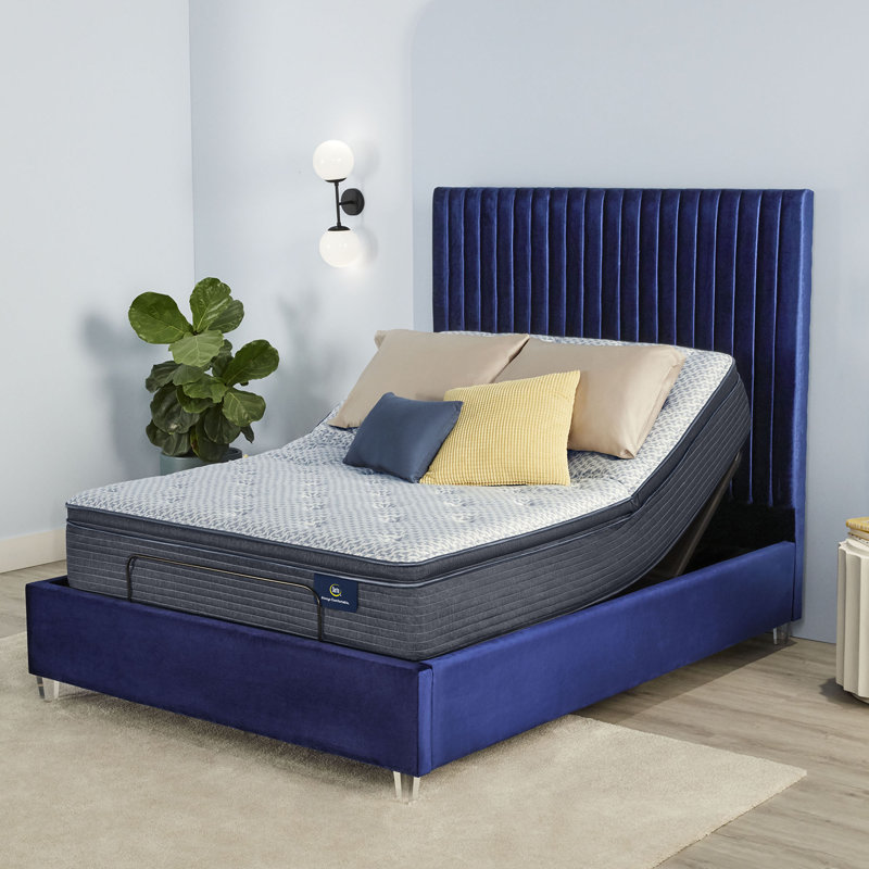 Serta Azure Bay Plush Pillow Top 12" Innerspring Mattress & Reviews Wayfair